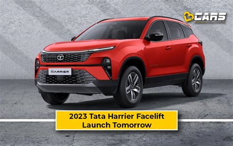 Tata Harrier 2023 Facelift Launching Date Tomorrow - V3Cars