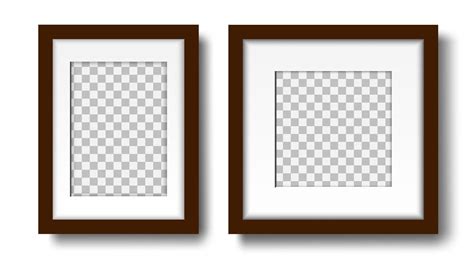 Two photo frames with passepartout on the wall mockup 2488587 Vector Art at Vecteezy