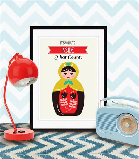 Babushka Art / Babushka Print / Printable Art / Retro Art / A4 - Etsy