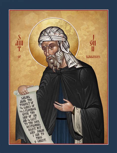 Icon of St. John Damascene - 20th c. - (1JD10)