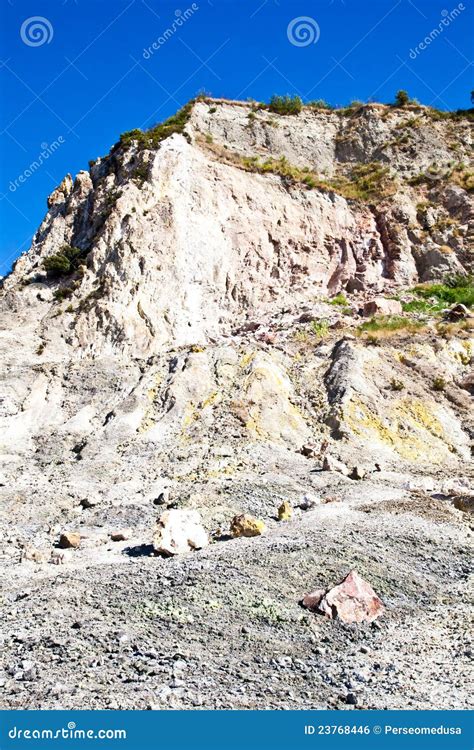 Solfatara - Volcanic Crater Stock Photo - Image of crater, lava: 23768446