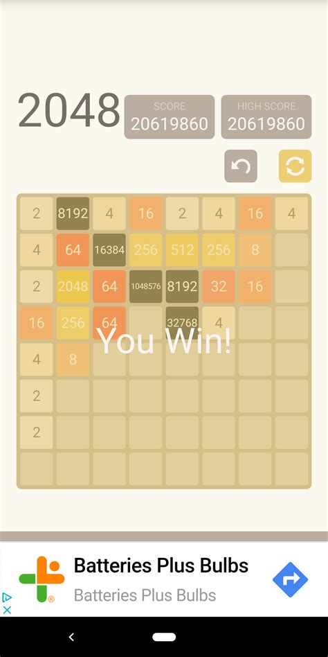 Been playing this 2048 game for a couple years now on and off and it finally stopped me at a ...