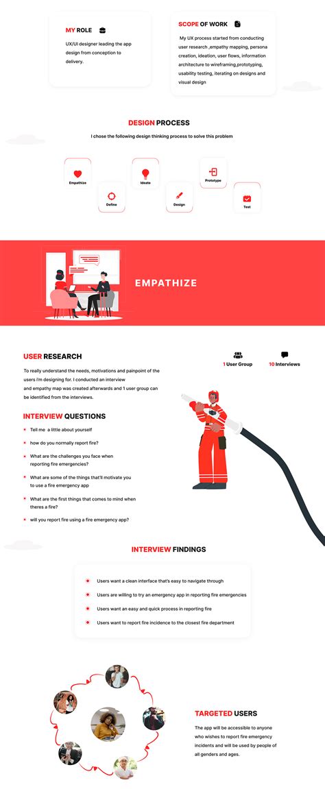 FIRST CALL FIRE EMERGENCY APP on Behance