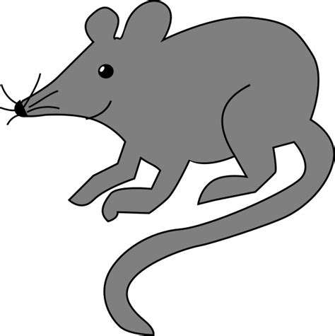 Gray Mouse Clip Art at Clker.com - vector clip art online, royalty free ...