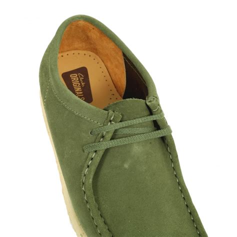 Get an Individualistic Look with Leaf Green Suede Shoes