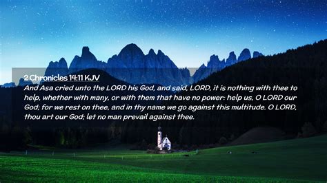 2 Chronicles 14:11 KJV Desktop Wallpaper - And Asa cried unto the LORD ...