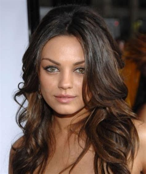 Mila Kunis Straight Hair