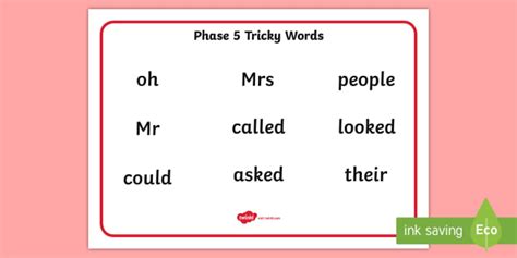 Phase 5 Word Mat - Phonics Resources (Teacher-Made) - Twinkl