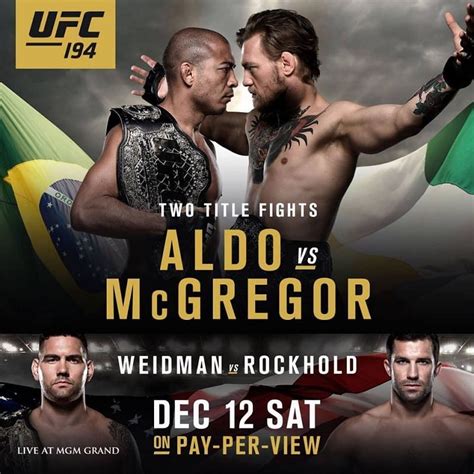 UFC 194: What happened when Conor McGregor clashed with Jose Aldo over ...