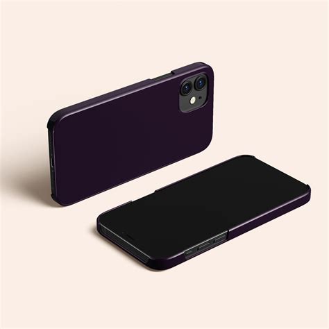 Dark Purple Iphone 13 Case Deep Purple Iphone 12 Case Iphone - Etsy