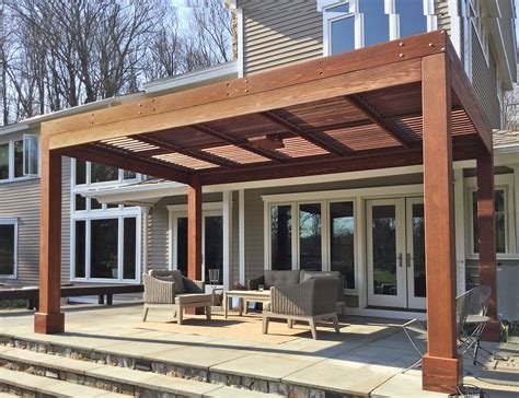 Modern Louvered Garden Pergolas, Custom Made from Redwood | Pergola patio, Pergola designs ...