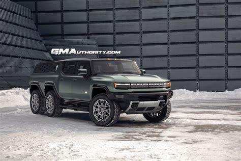 We Render A 6x6 GMC Hummer EV SUV