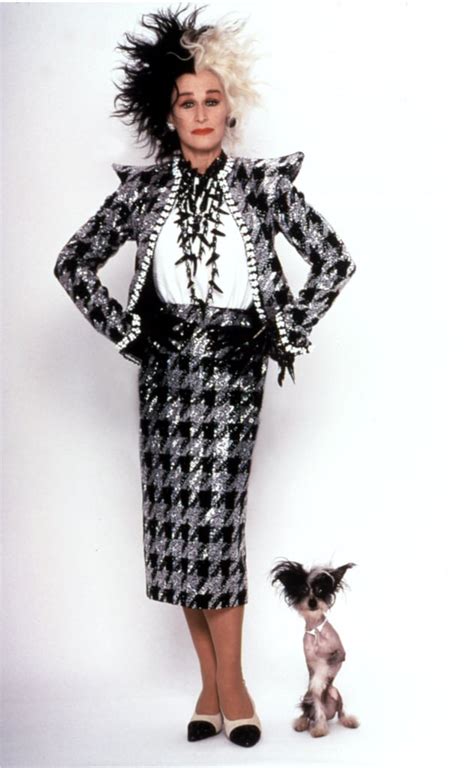 Glenn Close as Cruella de Vil in 102 Dalmatians | Glenn Close Kept Cruella de Vil Costumes From ...