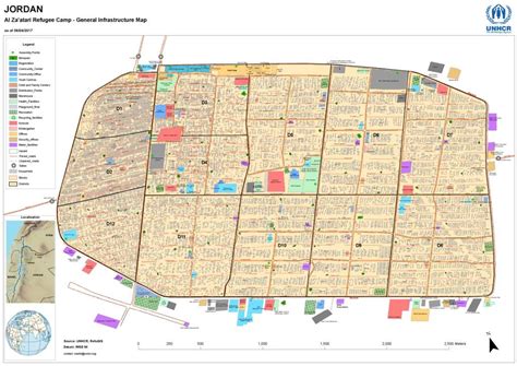 Document - Zaatari Camp's Facilities Map