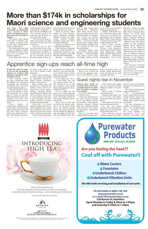 Waikato Business News Jan/Feb 2015 by Waikato Business News - Issuu