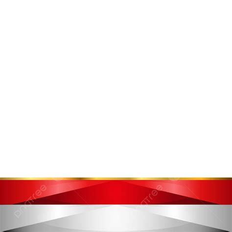 Indonesia Flag Footer On Transparent Background Vector, Indonesia, Flag, Borders PNG and Vector ...