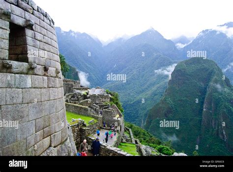 The famous Machu Picchu located in Andes Mountains Stock Photo - Alamy