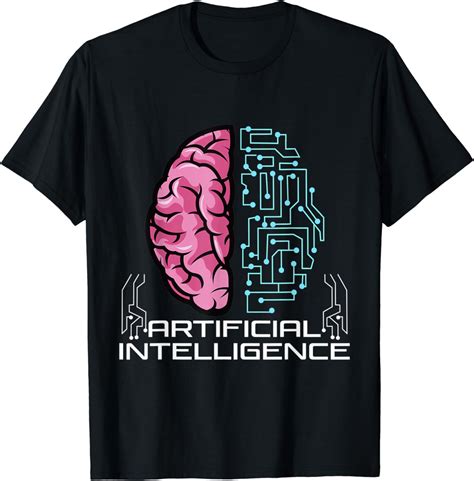 Artificial Intelligence Tee, AI Shirt, Robot AI Tees: Amazon.co.uk ...