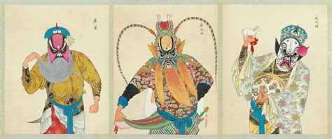 Peking Opera Characters (ca. 1900) – The Public Domain Review