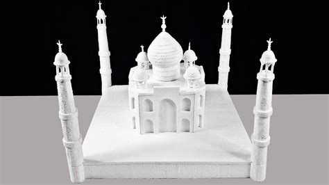 How To Make A Model Of Taj Mahal-DIY Thermocol Taj Mahal - YouTube