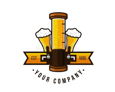 Modern Beer and Brewery Emblem Logo Design Stock Vector - Illustration ...