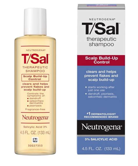 Neutrogena T/Sal Therapeutic Shampoo Scalp Build-Up Control 3% ...