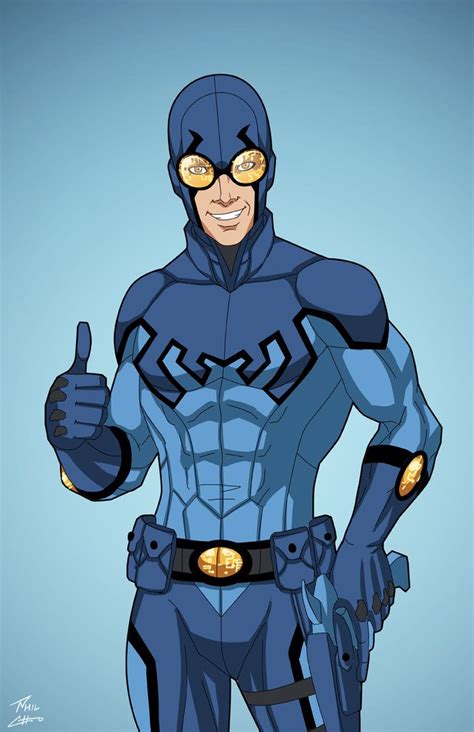 Blue beetle by phil-cho | Blue beetle, Dc comics art, Dc comics characters