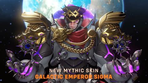 New galactic emperor sigma mythic skin - YouTube