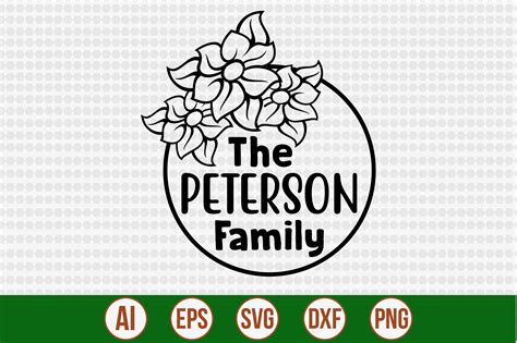 The Peterson Family Graphic by creativemim2001 · Creative Fabrica