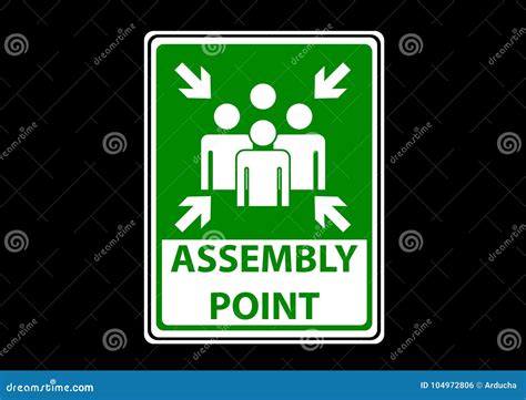 Assembly Point Sign Location