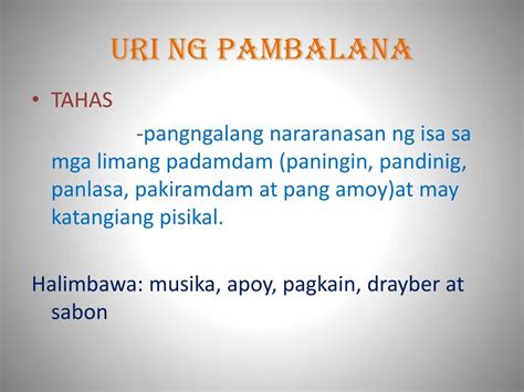 Mga Uri Ng Pangngalang Pambalana | Images and Photos finder