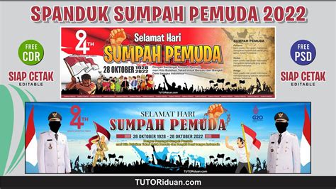 Tutorial Desain Spanduk Banner Hari Sumpah Pemuda 2022 Desain Banner | Porn Sex Picture