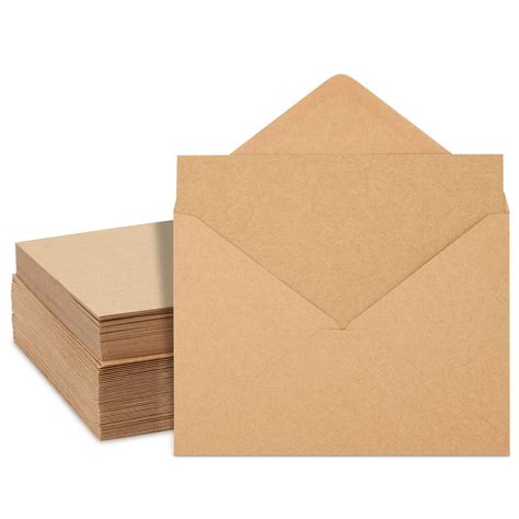 Buy A7 Envelopes and Cards - 50-Count A7 Invitation Envelopes and 50 ...