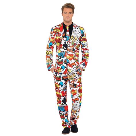 Men’s Comic Strip Suit Halloween Costume