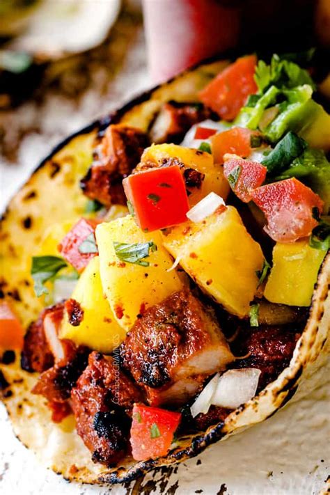 BEST EVER Authentic Tacos Al Pastor with Grilled Pineapple (VIDEO!)