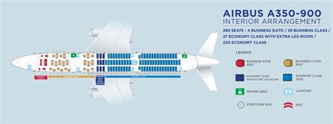 Cabin Configuration and Seats Layout Malaysia Airlines Airbus A350 ...