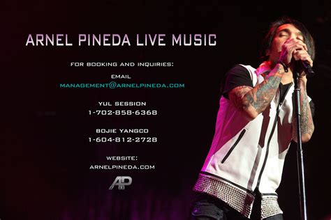 | Journey Lead Singer Arnel Pineda Official Site - Arnel Pineda Official Site