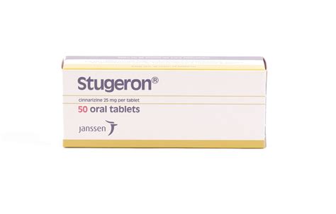 STUGERON 25 MG 50 TABLETS | Rosh Medical Company