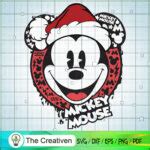 Funny Face Mickey Mouse SVG, Christmas SVG, Cartoon SVG, Disney SVG - Premium & Original SVG Cut ...