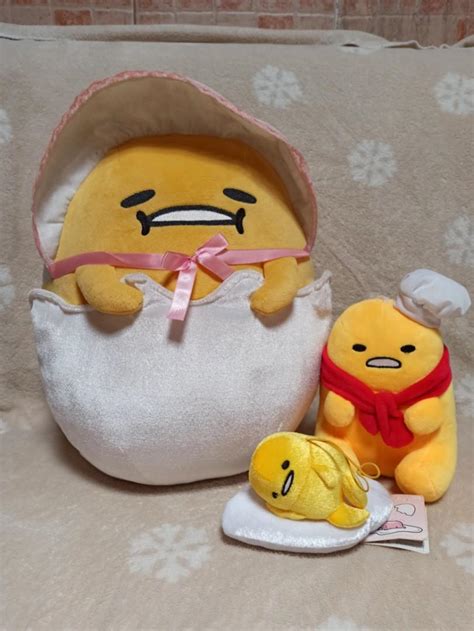 Gudetama plushies, Hobbies & Toys, Toys & Games on Carousell