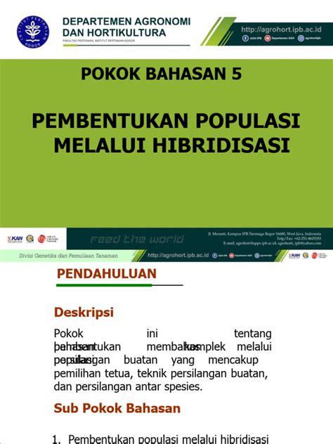 Hibridisasi, Persilangan Antar Spesies | PDF