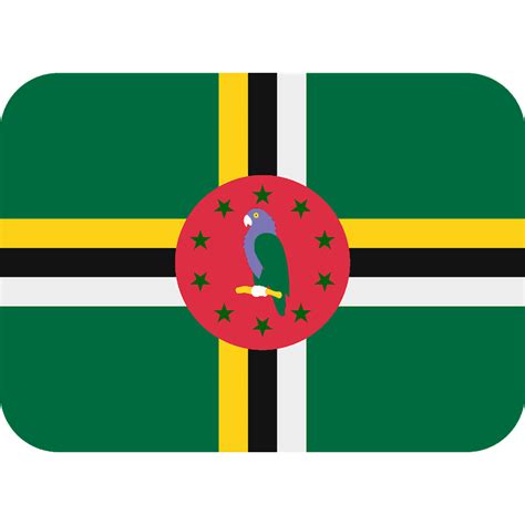 Dominica flag emoji clipart. Free download transparent .PNG | Creazilla