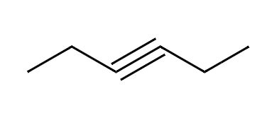 What is the best possible structure for 3-Hexyne? | Quizlet