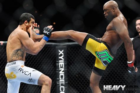 Best knockout of 2011: Anderson Silva front kicks Vitor Belfort at UFC ...