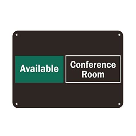 Buy ymot101 Available Conference Room Occupied Designer Slider Sign Aluminum Metal Signs Funny ...