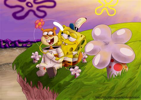 spongebob and sandy - Spongebob Squarepants Fan Art (36623036) - Fanpop