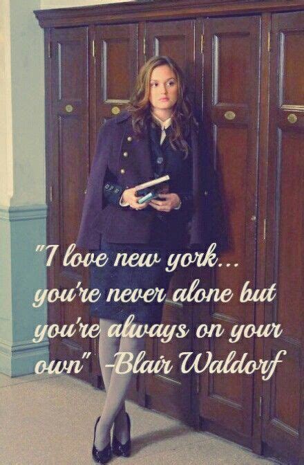 Blair Waldorf. This is the EXACT reason I miss Atlanta. | Gossip girl quotes, New york quotes ...