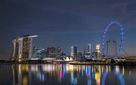 Singapore Night-2015 Bing theme wallpaper-1680x1050 Download | 10wallpaper.com