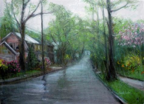 Spring Rain Painting by Sarah Yuster - Fine Art America