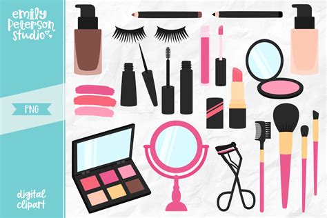 Makeup Artist Clipart | Custom-Designed Illustrations ~ Creative Market